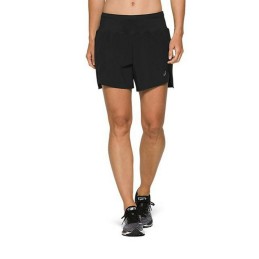 Calções de Desporto para Mulher Asics Road 5.5In Preto