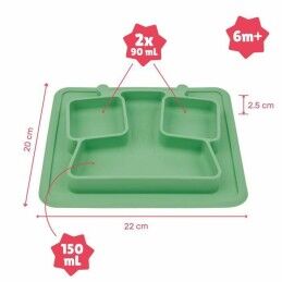 Badabulle|Prato Badabulle B005215 Silicone Infantil