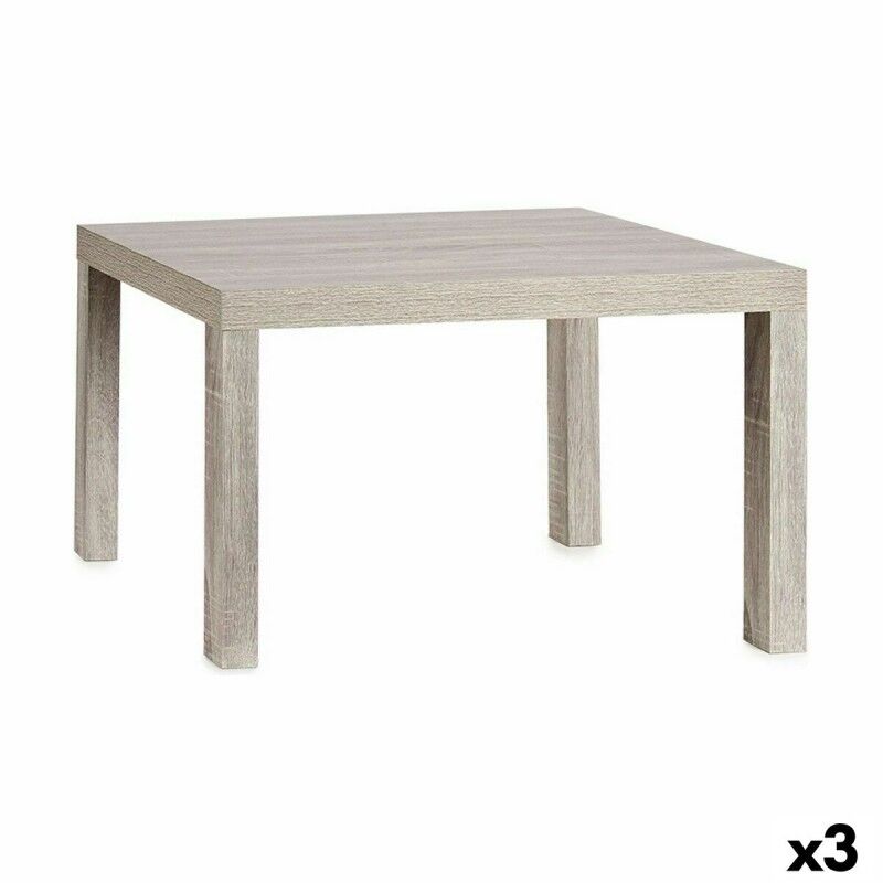 Gift Decor|Mesa de apoio Cinzento Madeira 50 x 45 x 79 cm (3 Unidades)