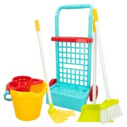 Colorbaby|Carrinho de Limpeza com Acessórios Colorbaby My Home 30,5 x 55,5 x 19,5 cm (4 Unidades)