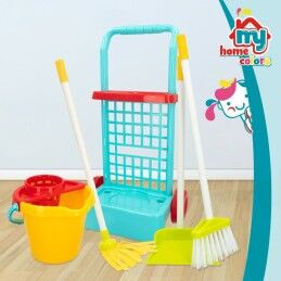 Colorbaby|Carrinho de Limpeza com Acessórios Colorbaby My Home 30,5 x 55,5 x 19,5 cm (4 Unidades)