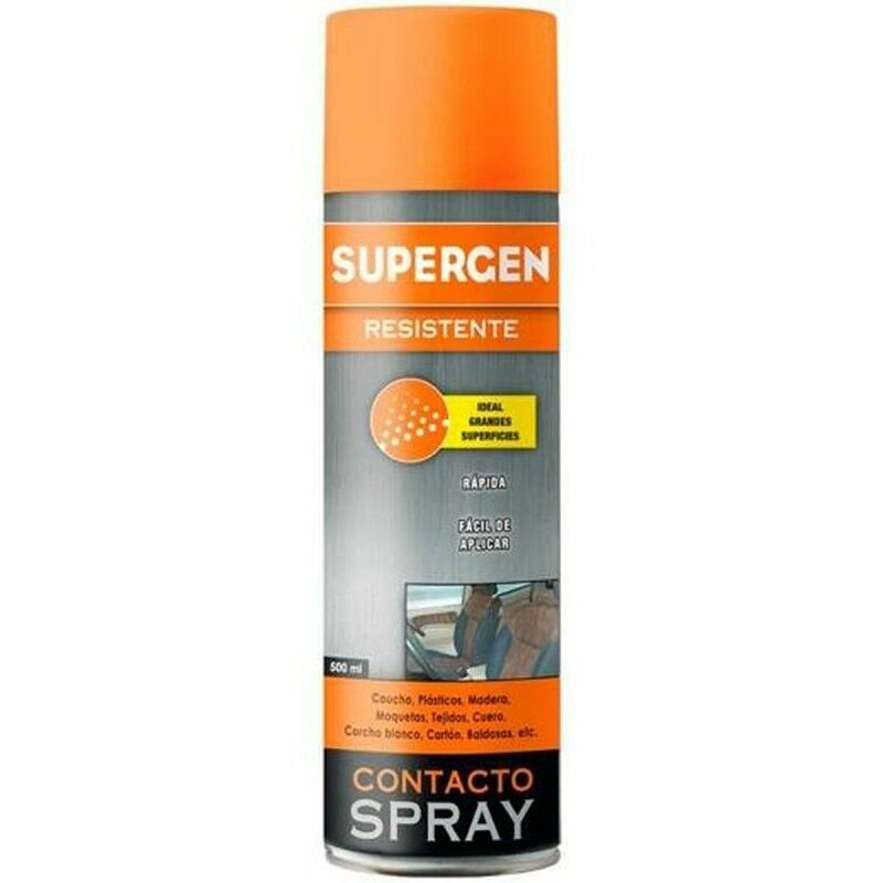 SUPERGEN|Adesivo de contacto SUPERGEN 62610 Spray 500 ml SUPERGEN|Adesivo de contacto SUPERGEN 62610 Spray 500 ml