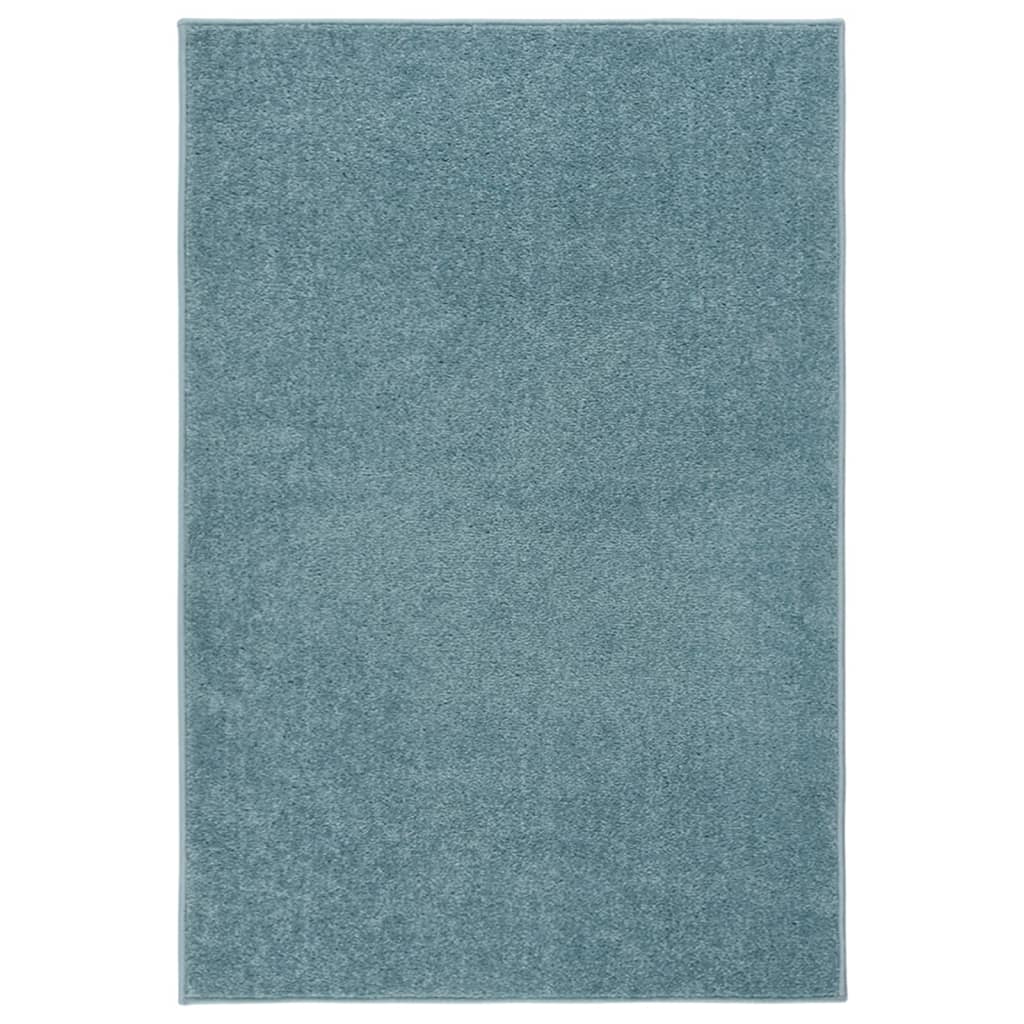 vidaXL Tapete de pelo curto 200x290 cm azul