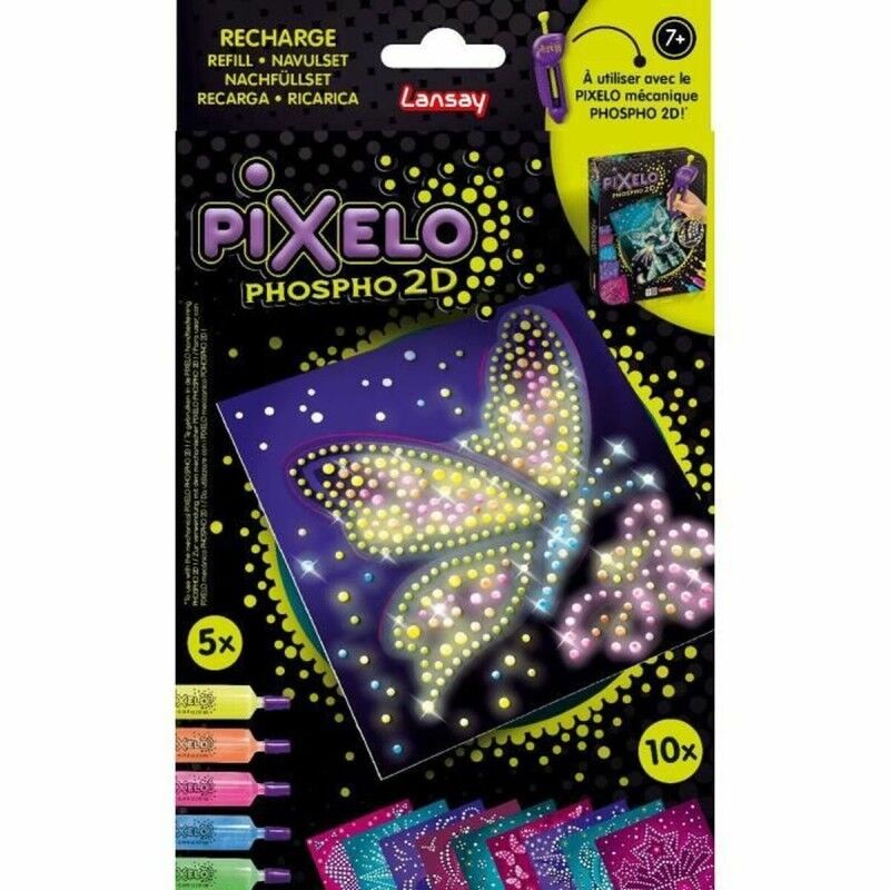 Lansay|Conjunto de Escrita Lansay Pixelo Phospho 2D (10 Unidades) Lansay|Conjunto de Escrita Lansay Pixelo Phospho 2D (10 Unidades)