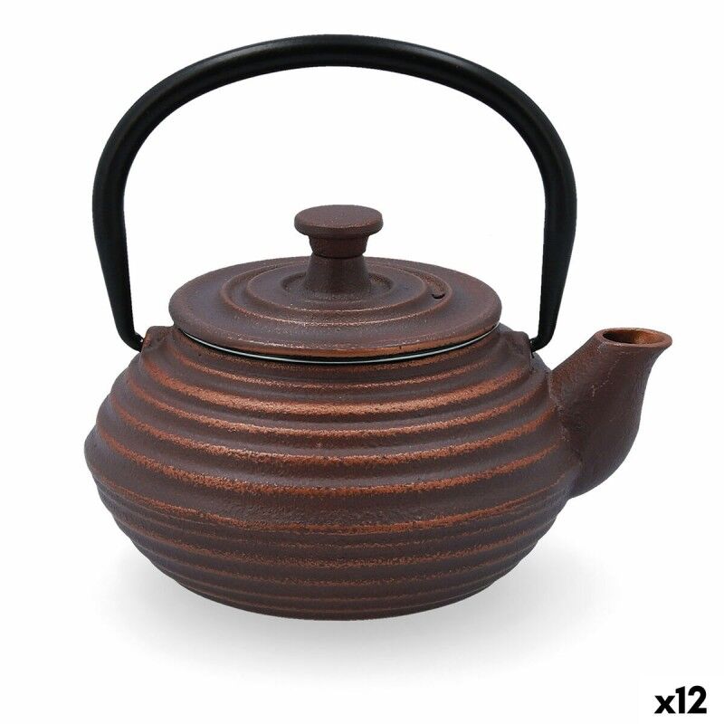 Quid|Bule Quid Serenia Castanho Metal Aço inoxidável 300 ml (12 Unidades) Quid|Bule Quid Serenia Castanho Metal Aço inoxidável 300 ml (12 Unidades)