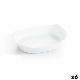 La Mediterránea|bandeja de aperitivos La Mediterránea Boreal 2 Compartimentos 25 x 11 x 3 cm (24 Unidades)