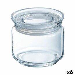 MasterChef|Lancheira Hermética MasterChef Cinzento Transparente Quadrado 1,1 L (6 Unidades)