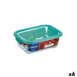 Quttin|Lancheira Hermética Quttin Retangular 1,5 L 23 x 17,5 x 7,6 cm (6 Unidades)
