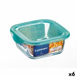 Quttin|Lancheira Hermética Quttin Retangular 1,5 L 23 x 17,5 x 7,6 cm (6 Unidades)