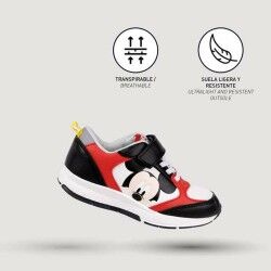 Mickey Mouse|Sapatilhas de Desporto Infantis Mickey Mouse Vermelho