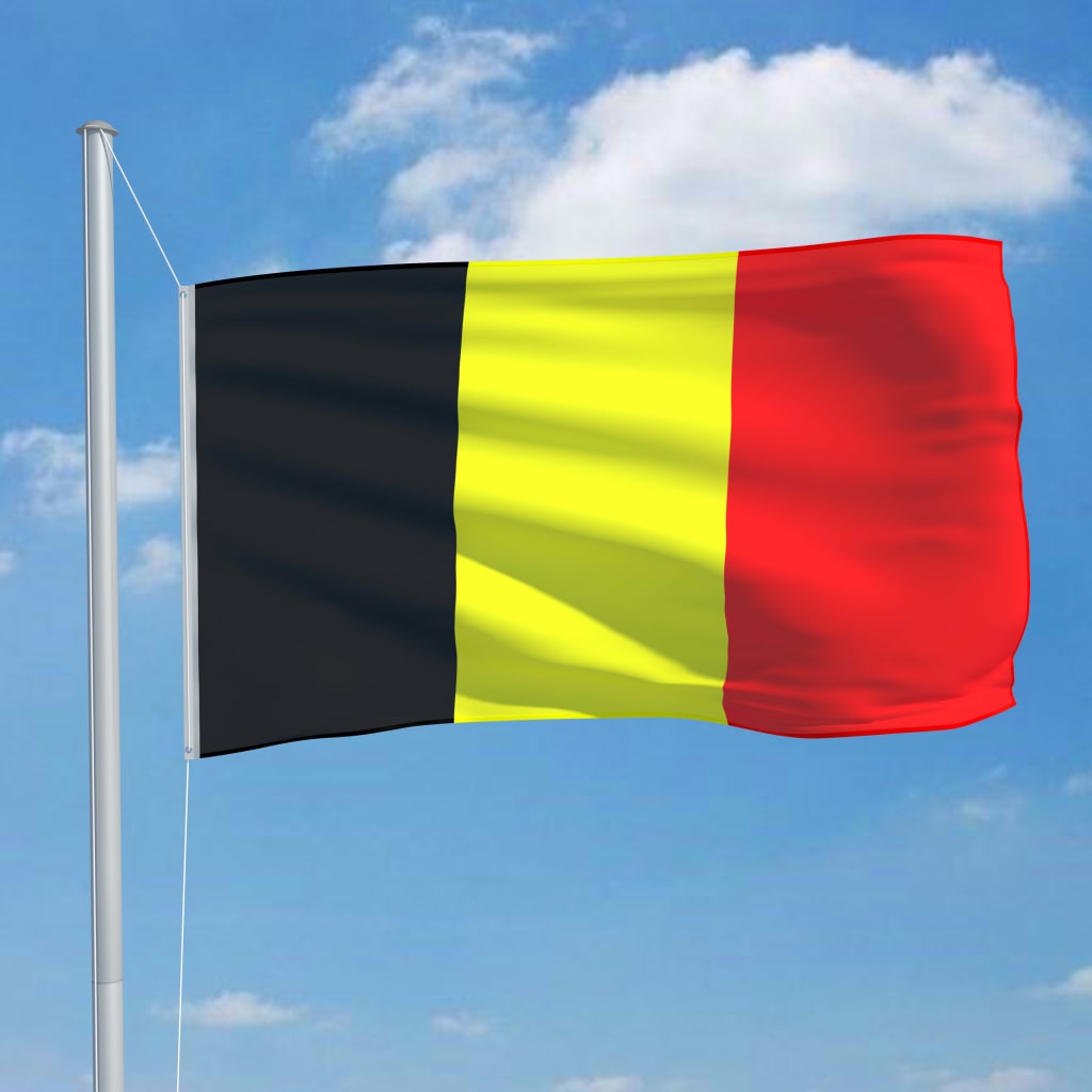 vidaXL Bandeira da Bélgica 90x150 cm