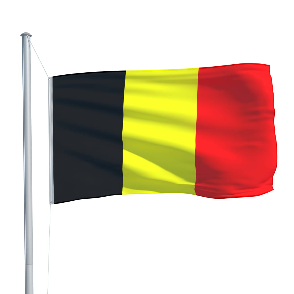 vidaXL Bandeira da Bélgica 90x150 cm