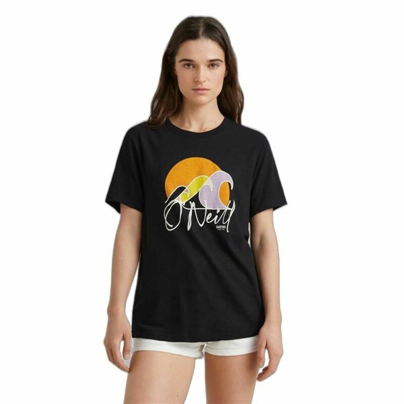 O'Neill|Camisola de Manga Curta Mulher O'Neill Luano Graphic Preto O'Neill|Camisola de Manga Curta Mulher O'Neill Luano Graphic Preto
