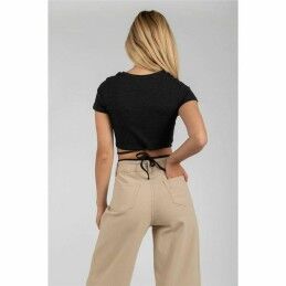 24COLOURS|Camisola de Manga Curta Mulher 24COLOURS Preto