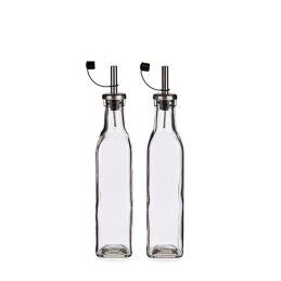 Vivalto|Galheteiro Vivalto WJ7069-M Transparente Metal Vidro Cristal Plástico 300 ml (24 Unidades)