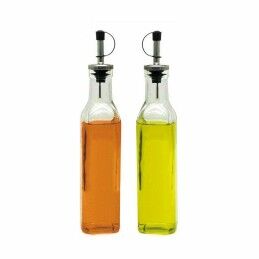 Vivalto|Galheteiro Vivalto WJ7069-M Transparente Metal Vidro Cristal Plástico 300 ml (24 Unidades)
