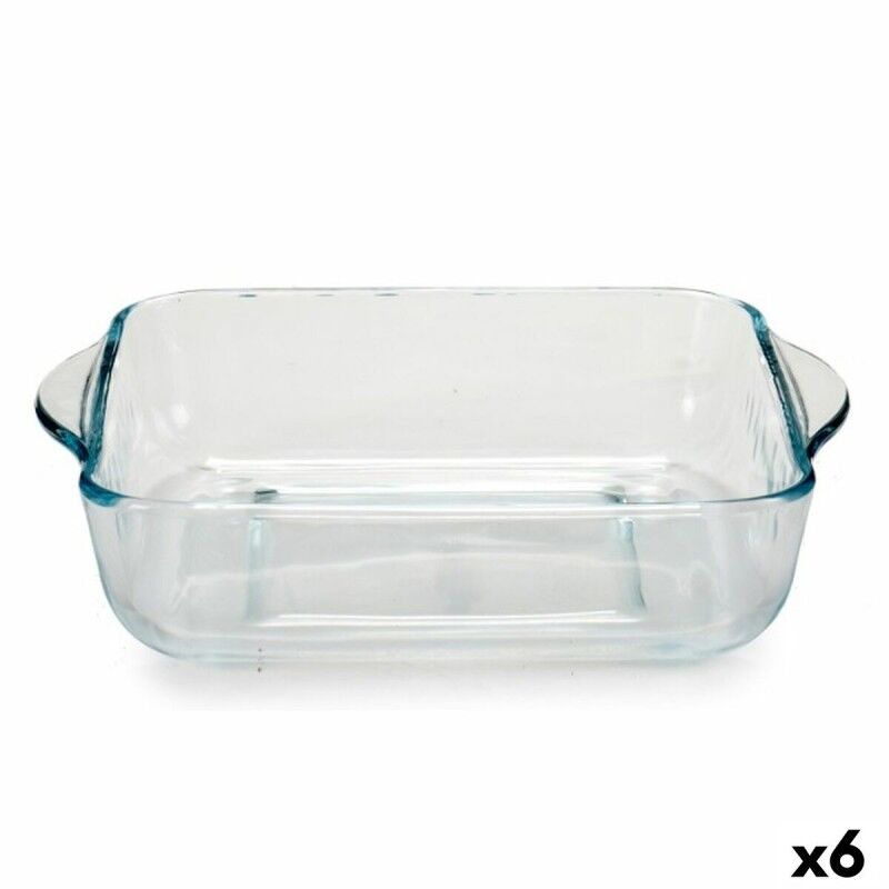 Pasabahce|Bandeja para Forno Pasabahce Borcam 1,9 L 22 x 6 x 25,5 cm Com pegas (6 Unidades) Pasabahce|Bandeja para Forno Pasabahce Borcam 1,9 L 22 x 6 x 25,5 cm Com pegas (6 Unidades)