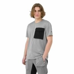 4F|Camisola de Manga Curta Homem 4F Fnk M200 Cinzento