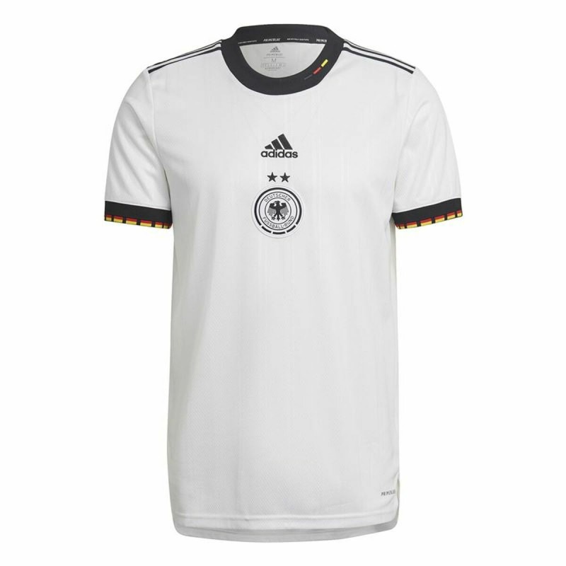 T-Shirt de Futebol de Manga Curta Homem Adidas Germany 21/22