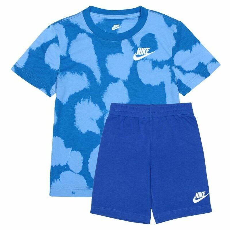 Nike|Conjunto Desportivo para Crianças Nike Dye Dot Azul Nike|Conjunto Desportivo para Crianças Nike Dye Dot Azul