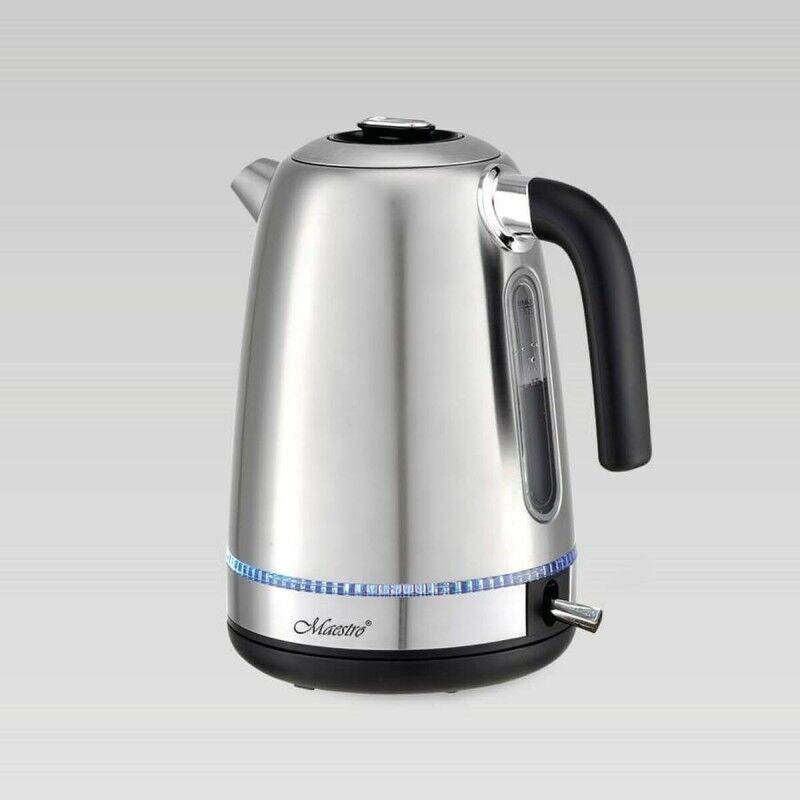 Feel Maestro|Chaleira Feel Maestro MR-050 Azul Prateado Aço inoxidável 2200 W 1,7 L