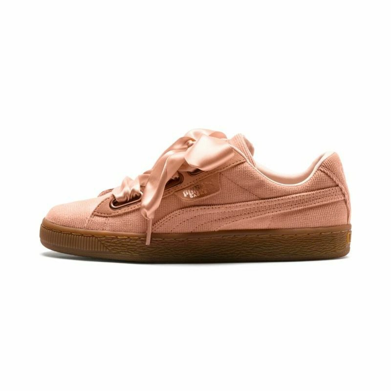 Sapatilhas de Desporto Mulher Puma Basket Heart Mulher Salmão