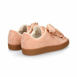 Sapatilhas de Desporto Mulher Puma Basket Heart Mulher Salmão