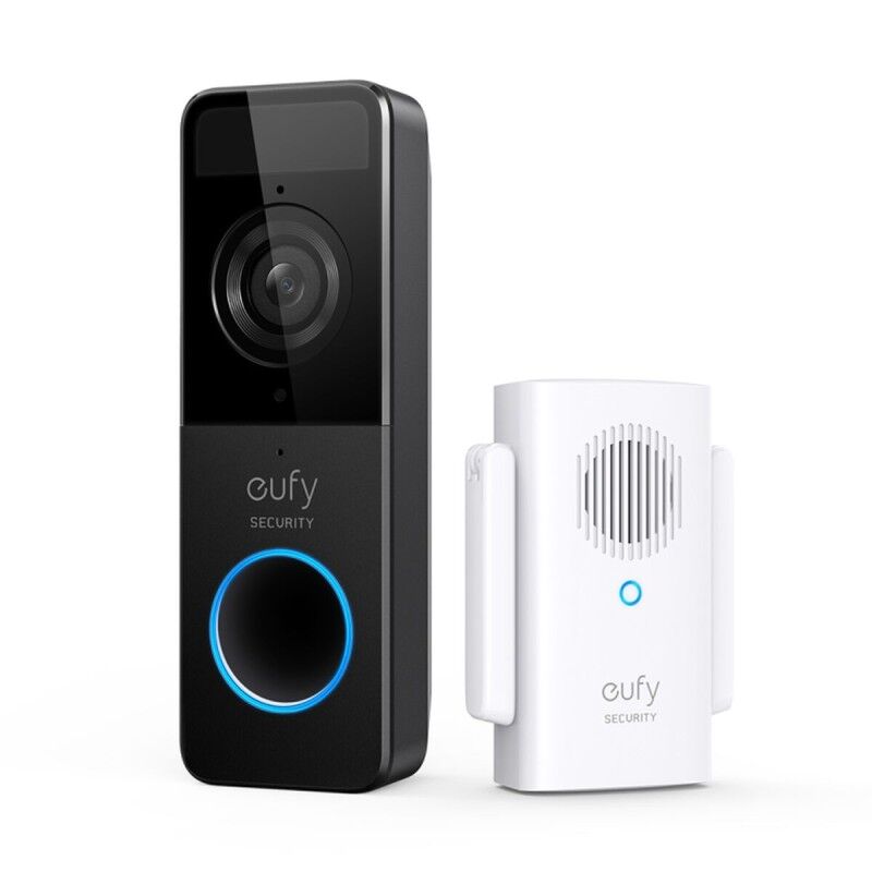 Eufy|Intercomunicador Inteligente Eufy Video Doorbell 1080p Preto Eufy|Intercomunicador Inteligente Eufy Video Doorbell 1080p Preto
