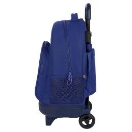 F.C. Barcelona|Mochila Escolar com Rodas F.C. Barcelona Vermelho Azul Marinho 33 X 45 X 22 cm