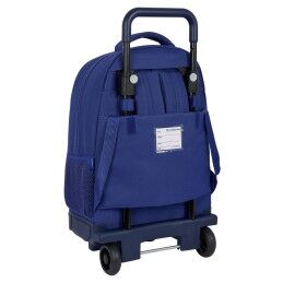 F.C. Barcelona|Mochila Escolar com Rodas F.C. Barcelona Vermelho Azul Marinho 33 X 45 X 22 cm