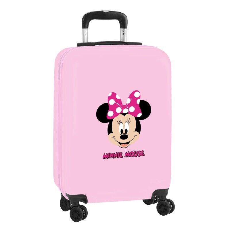 Minnie Mouse|Mala de Cabine Minnie Mouse My Time Cor de Rosa 20'' 34,5 x 55 x 20 cm Minnie Mouse|Mala de Cabine Minnie Mouse My Time Cor de Rosa 20'' 34,5 x 55 x 20 cm