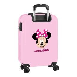 Minnie Mouse|Mala de Cabine Minnie Mouse My Time Cor de Rosa 20'' 34,5 x 55 x 20 cm