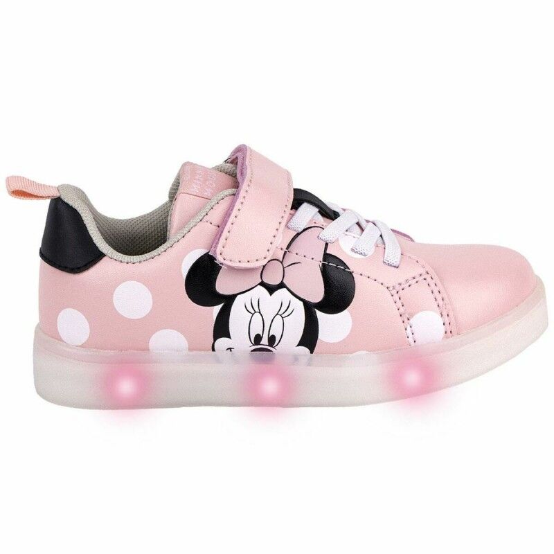 Minnie Mouse|Sapatilhas Desportivas com LED Minnie Mouse Velcro Cor de Rosa Minnie Mouse|Sapatilhas Desportivas com LED Minnie Mouse Velcro Cor de Rosa