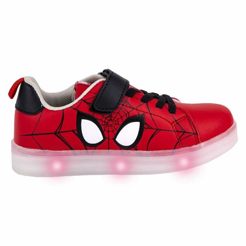 Spider-Man|Sapatilhas Desportivas com LED Spider-Man Velcro Vermelho Spider-Man|Sapatilhas Desportivas com LED Spider-Man Velcro Vermelho