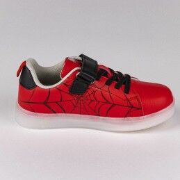 Spider-Man|Sapatilhas Desportivas com LED Spider-Man Velcro Vermelho