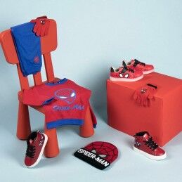 Spider-Man|Sapatilhas Desportivas com LED Spider-Man Velcro Vermelho