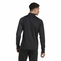 Camisola de Manga Comprida Homem Adidas 1/4-Zip Preto