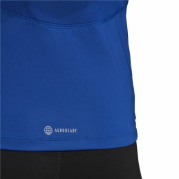 Camisola de Manga Curta Homem Adidas techfit Graphic Azul