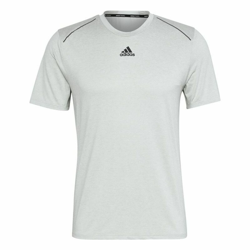 Camisola de Manga Curta Homem Adidas Hiit Verde Claro