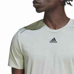 Camisola de Manga Curta Homem Adidas Hiit Verde Claro