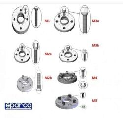 Sparco|Conjunto de Separadores Sparco S051STB05