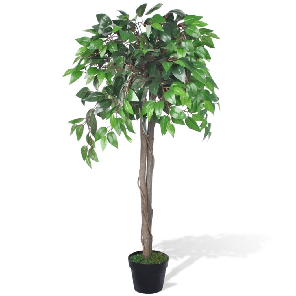 Planta artificial, ficus, com vaso, 110 cm