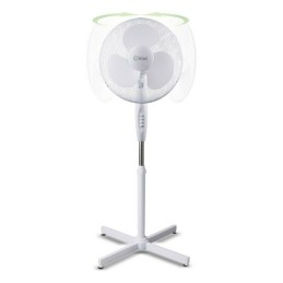 Ventilador de Pé Kiwi Branco 45 W (Ø 40 cm)