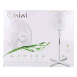 Ventilador de Pé Kiwi Branco 45 W (Ø 40 cm)