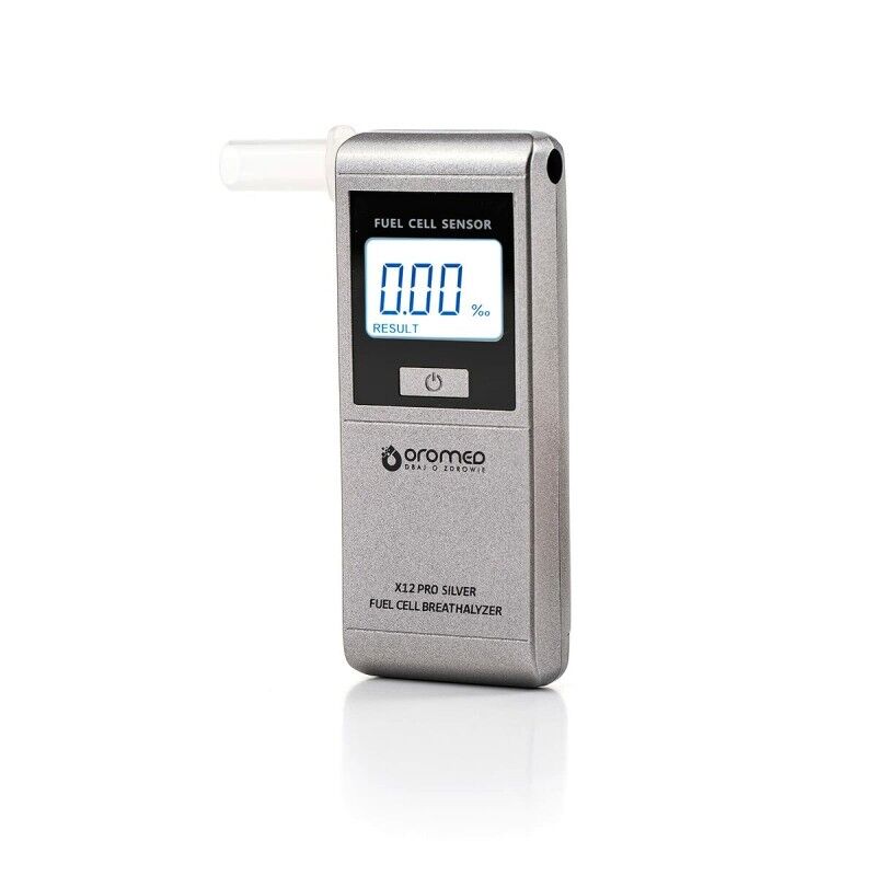Oromed|Alcoolímetro digital Oromed X12 Pro Silver Prateado Oromed|Alcoolímetro digital Oromed X12 Pro Silver Prateado