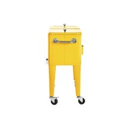 Home ESPRIT|Frigorífico Portátil Home ESPRIT Amarelo Aço Polipropileno 56 L 74 x 43 x 80 cm