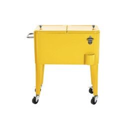 Home ESPRIT|Frigorífico Portátil Home ESPRIT Amarelo Aço Polipropileno 56 L 74 x 43 x 80 cm