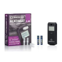 Bacscan|Alcoolímetro digital Bacscan F-45 Preto