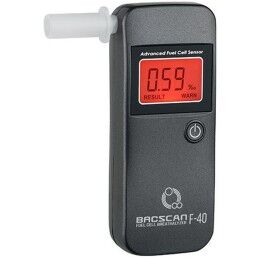 Bacscan|Alcoolímetro digital Bacscan F-40 Cinzento