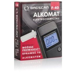 Bacscan|Alcoolímetro digital Bacscan F-40 Cinzento